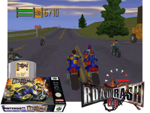 Road Rash 64 (Europe) Cover